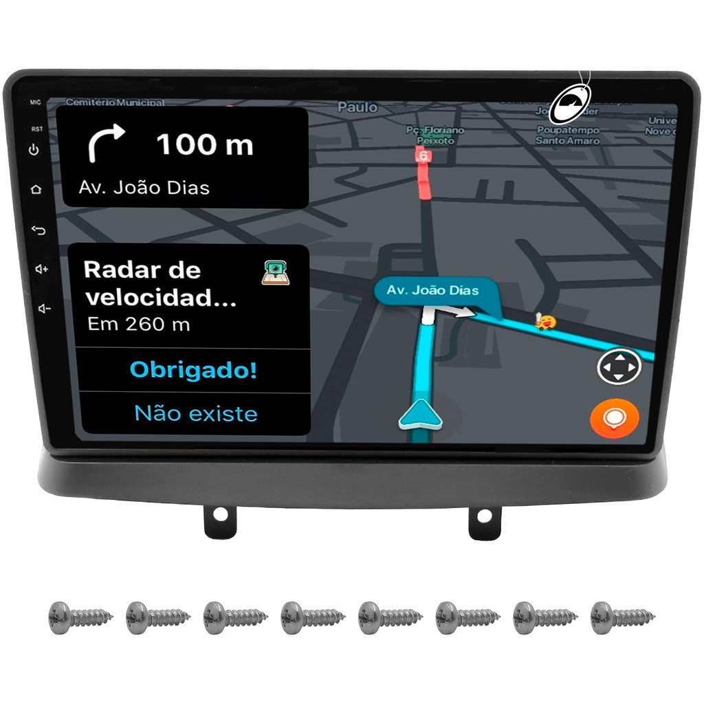 Multimídia 9'' Polegadas Doblo 2000 a 2021 + Câmera de Ré