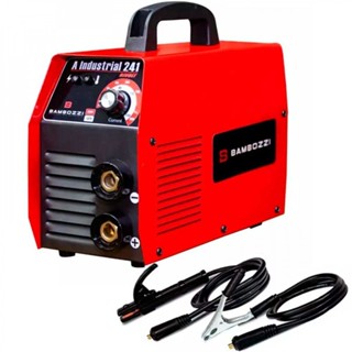 Inversora de solda 200A para eletrodo revestido e tig DC bivolt - A Industrial 241 - Bambozzi (110V/220V)