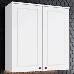 Armário Aéreo Cozinha Americana 2 Portas 100% MDF