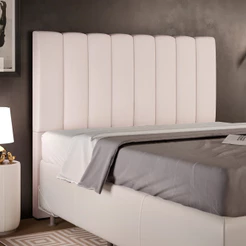 Cabeceira Cama Box Casal 140 cm Dália W01 Linho Cru - Lyam Decor