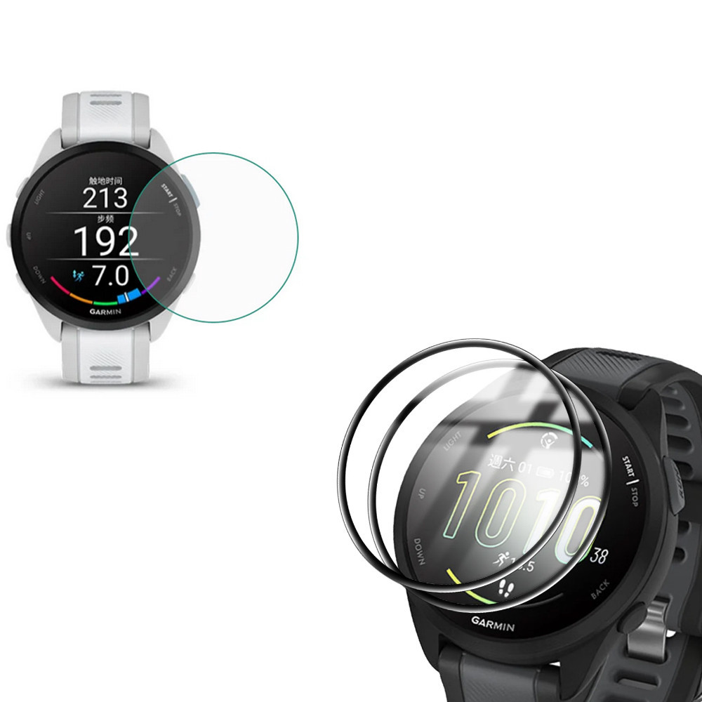Protetor De Tela De Vidro Temperado E PMMA Para Garmin Forerunner 165/165 Music Anti-Scratch cover em Oferta na Shopee