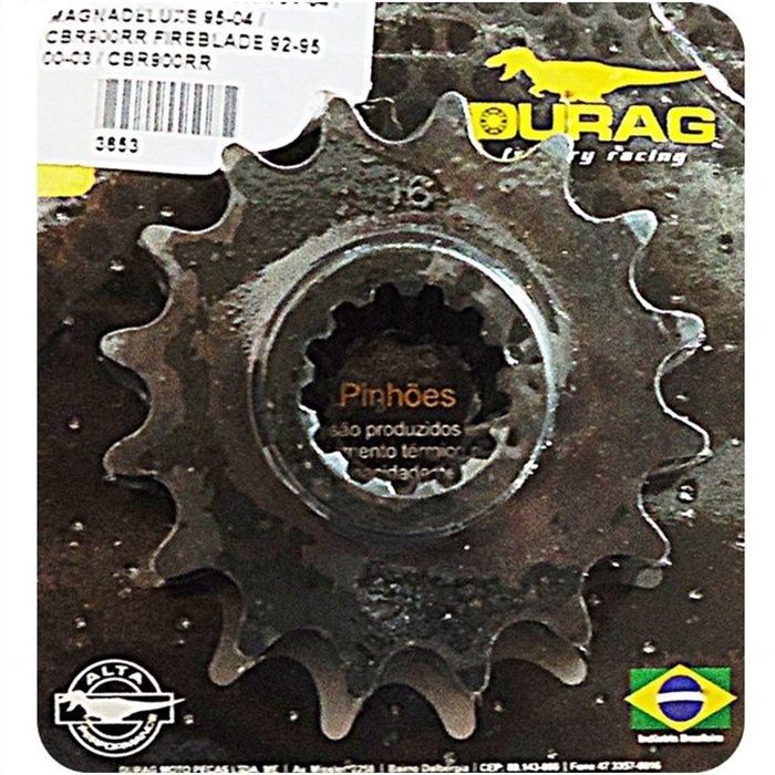 Pinhão - Honda CBR900RR CBR929 CBR954 CBR1000 - 16 Dentes