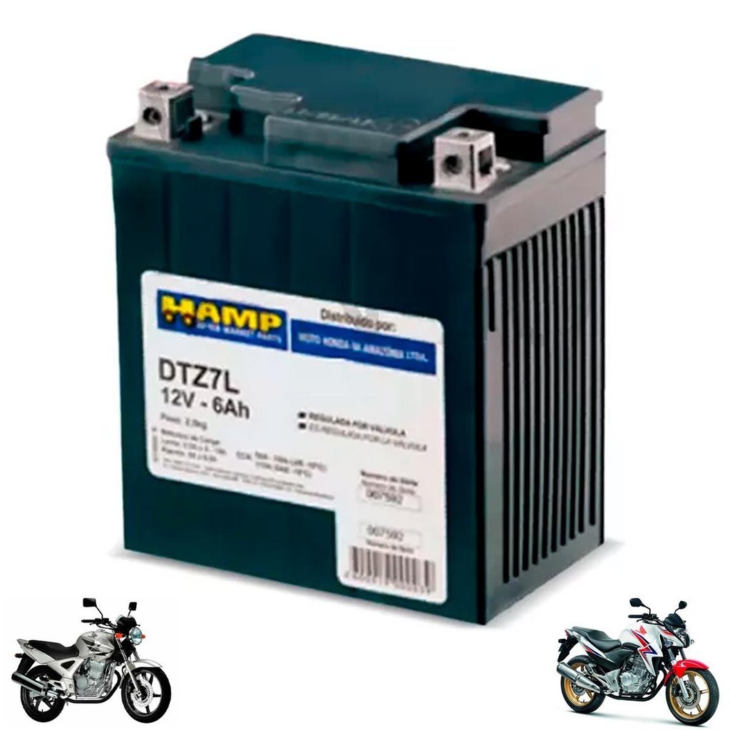 Bateria Hamp Cbx 250 Xr 250 Cg 150 Esd Nx 400 Cb 300r Lead 2001 Á 2015 Original Honda