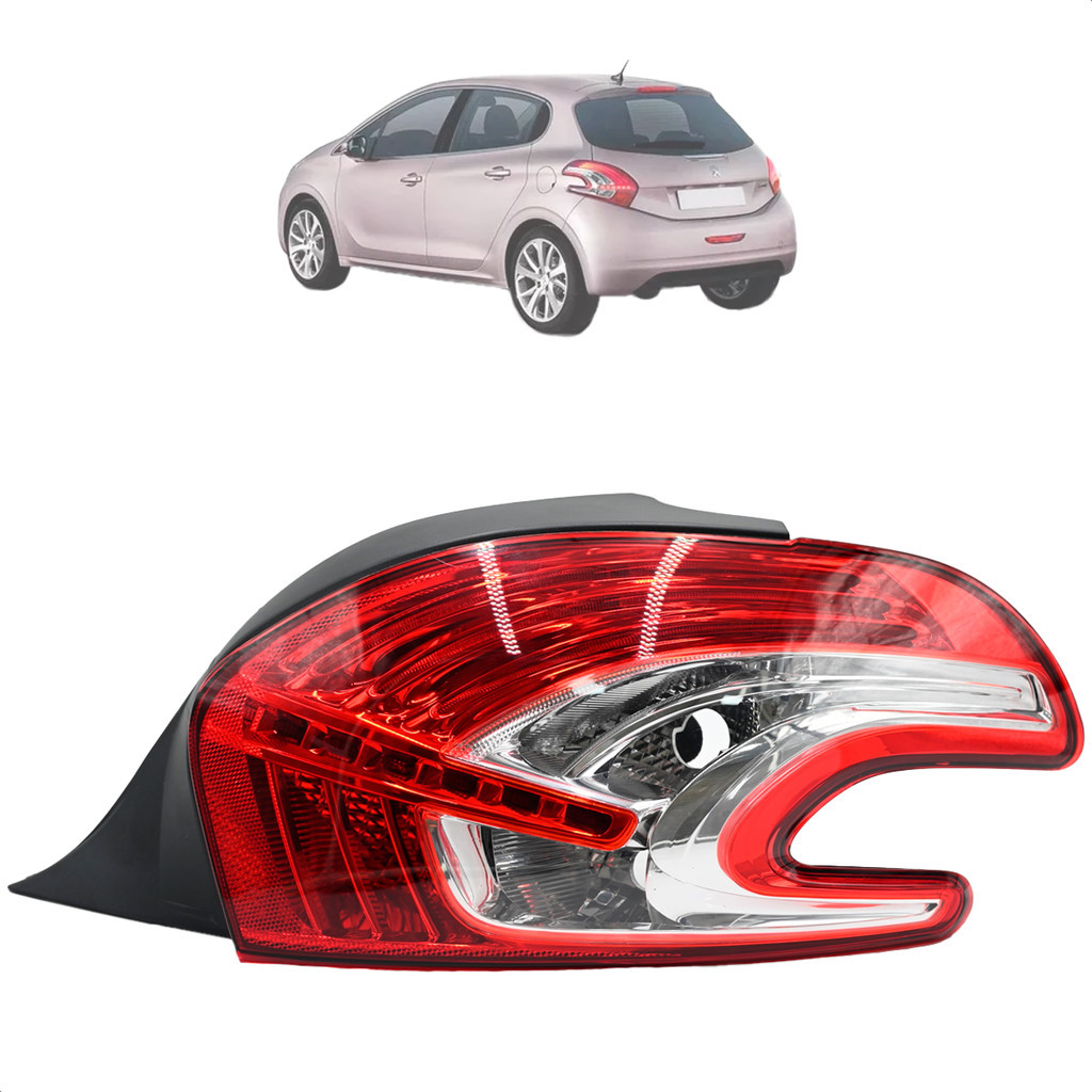 Lanterna Traseira Peugeot 208 2013 2014 2015 2016 2017 2018 2019