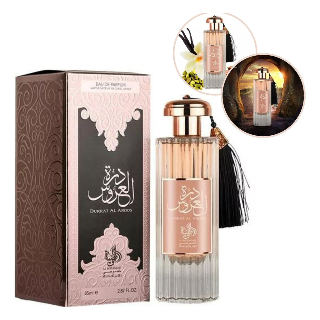 Perfume Al Wataniah Durrat Al Aroos Edp 85ml Feminino | Original em Oferta na Shopee