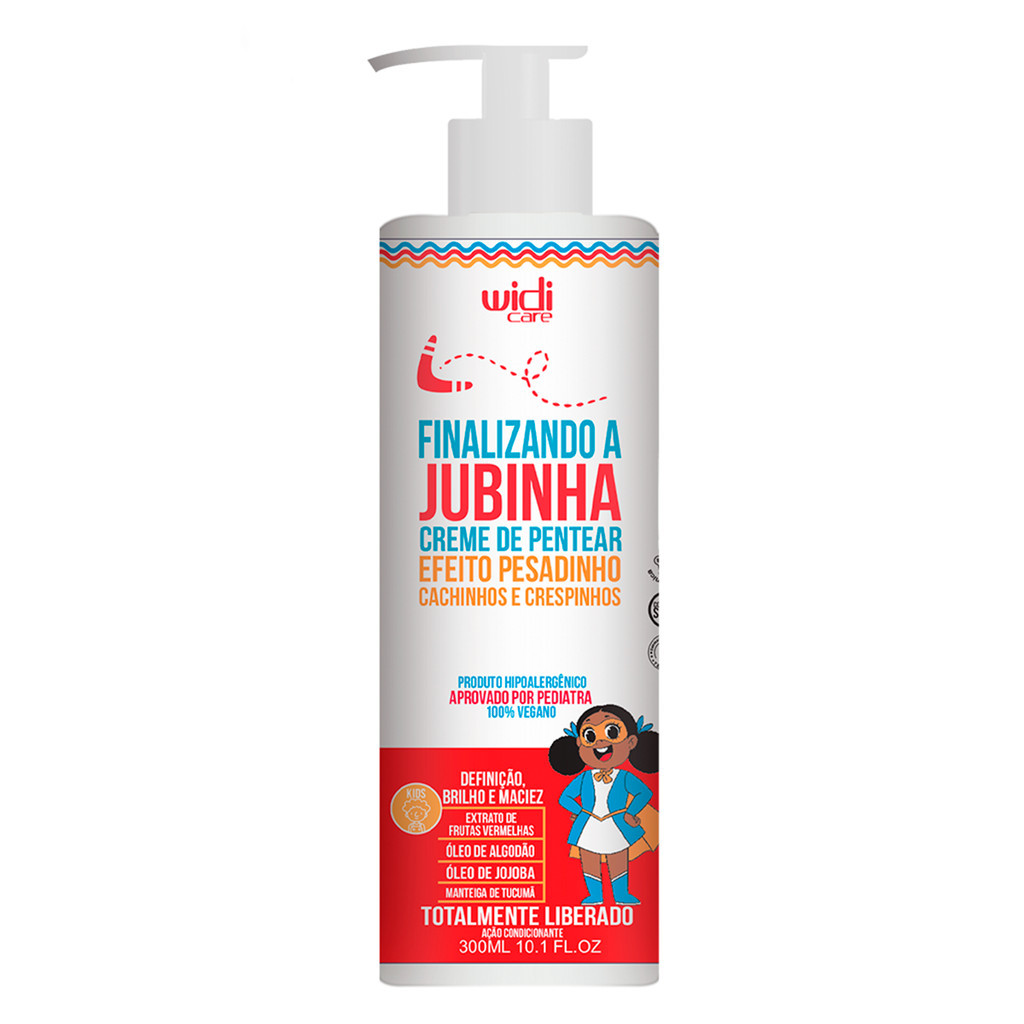 Widi Jubinha Infantil Creme De Pentear Para Cachos E Crespos em Oferta na Shopee