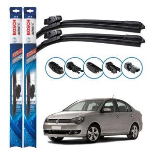 Par de Palhetas Limpador Parabrisa Multiclip Original Bosch Volkswagen Polo 2010 A 2014 em Oferta na Shopee