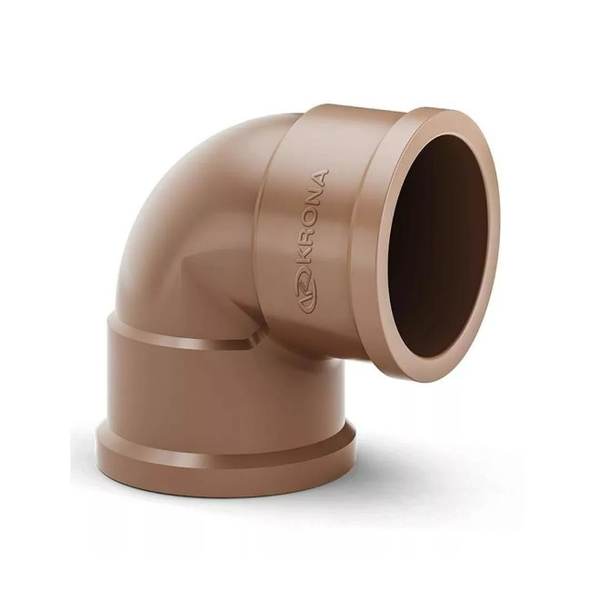 COTOVELO MARROM KRONA - 1/2" X 90º