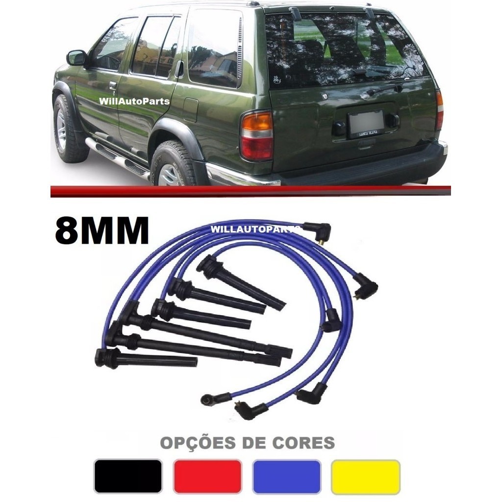 Jogo Cabo Vela 8mm Nissan Pathifinder V6 1992 1993 1994 1995