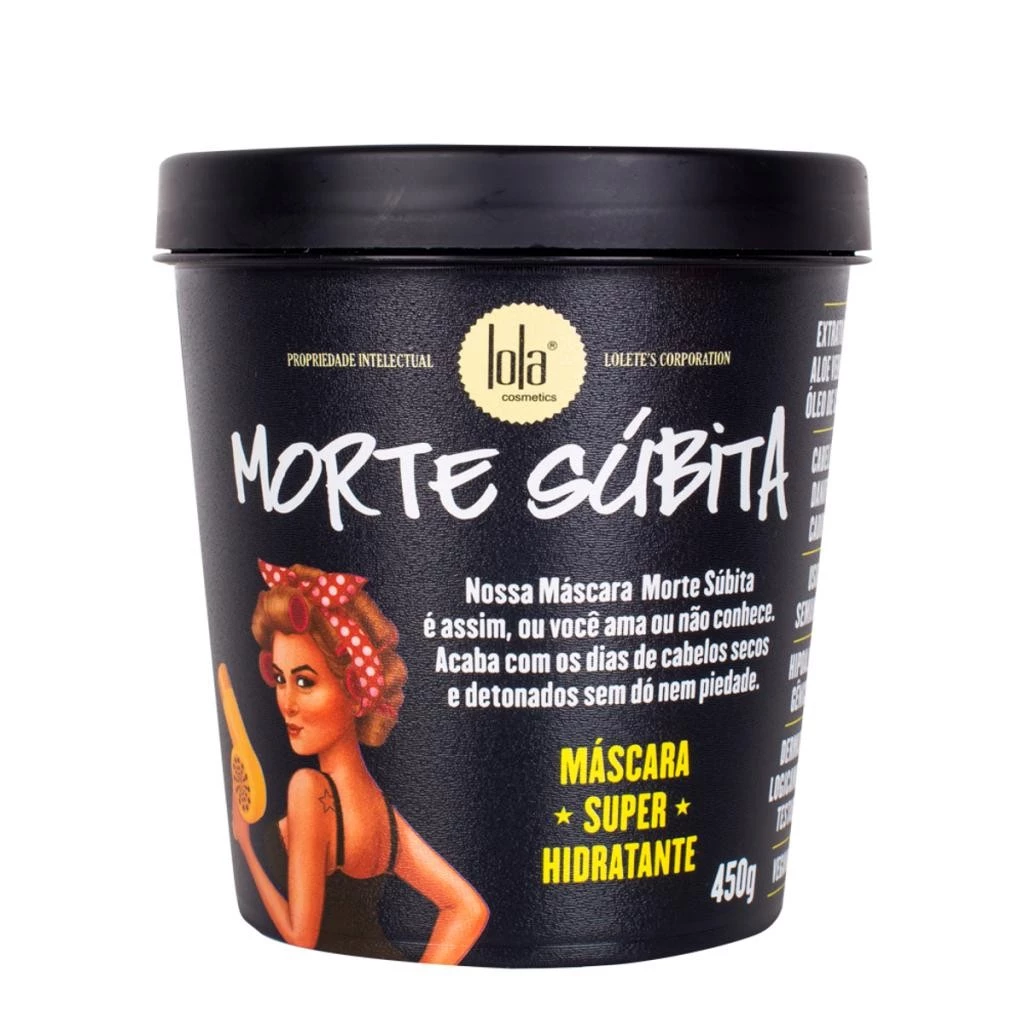 Máscara de Hidrataçâo Morte Subita Lola Cosmetics 450g — imagem 1