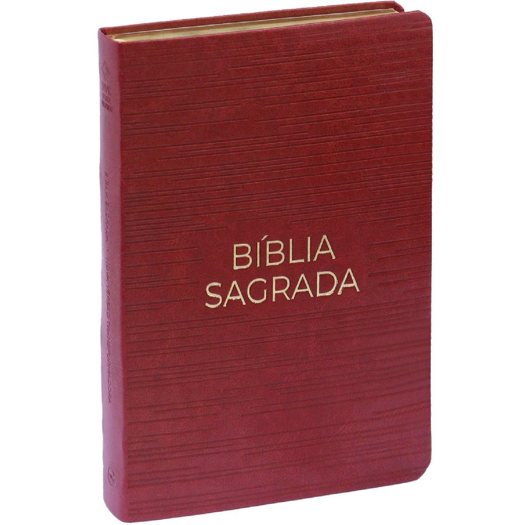 Bíblia Sagrada | Nvt | Letra Gigante | Capa Luxo Vermelha