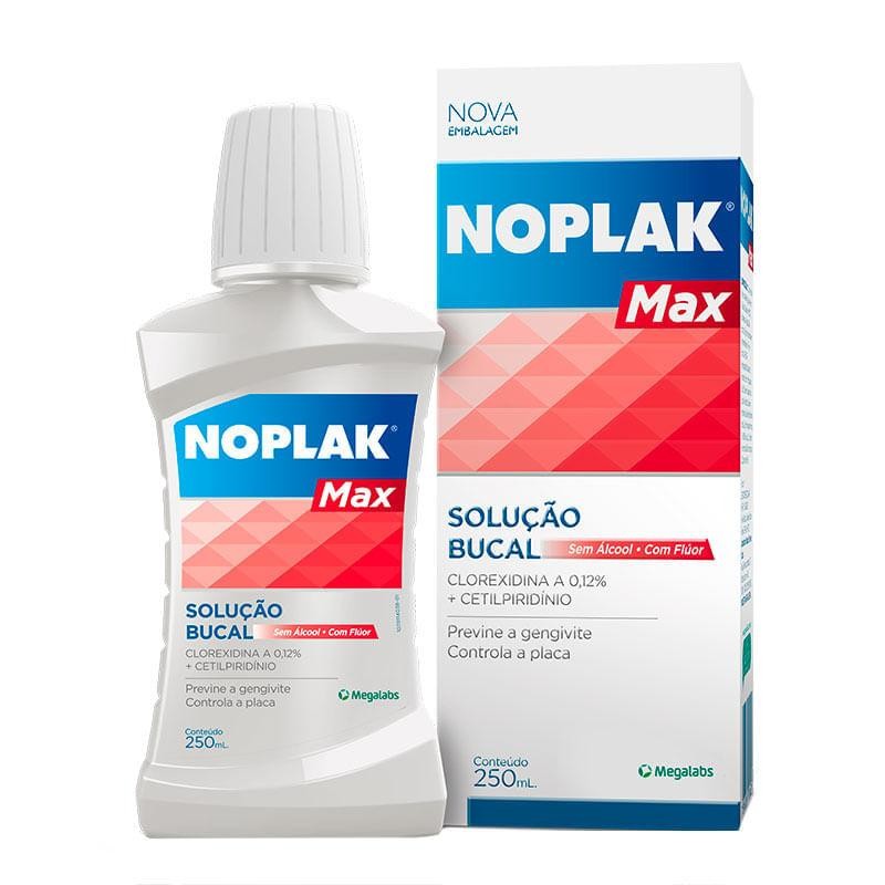 Solução Bucal Noplak Max 250ml em Oferta na Shopee