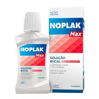 Solução Bucal Noplak Max 250ml em Oferta na Shopee