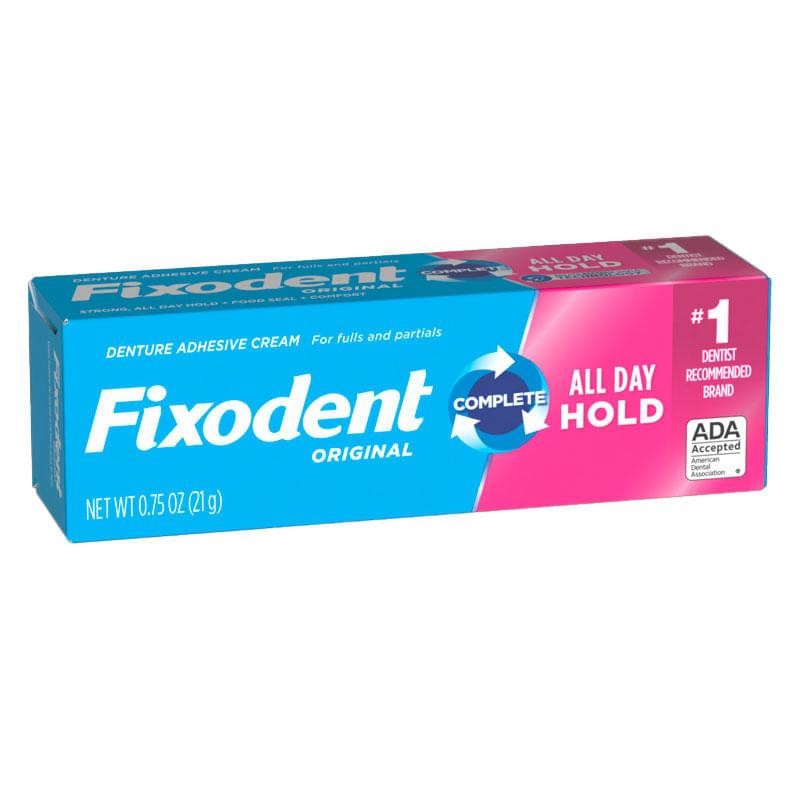 Creme Adesivo para Dentadura Fixodente Original 21g em Oferta na Shopee