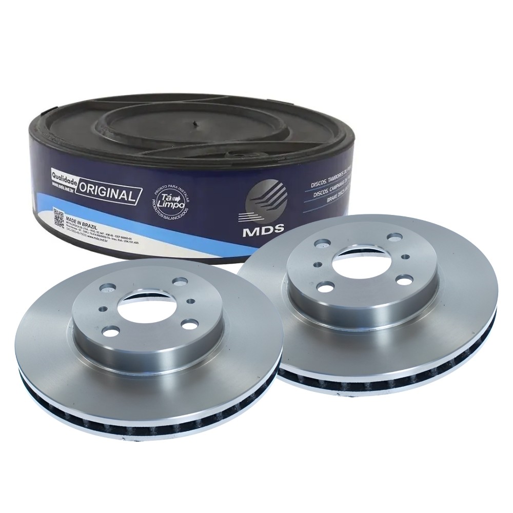Par Disco Freio Dianteiro Corolla Fielder Até 2008 4 Furos em Oferta na Shopee