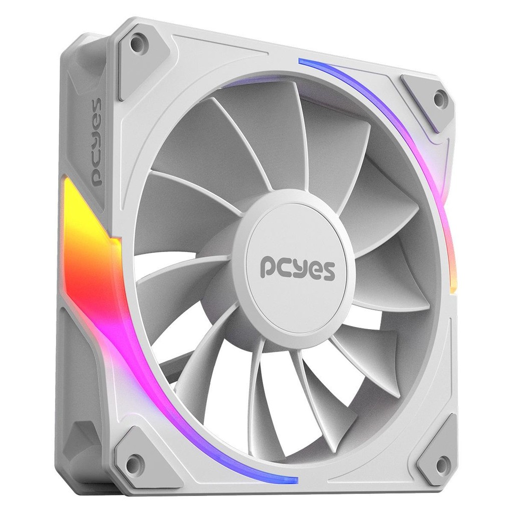 Cooler Fan Para Gabinete Sangue Frio 3 Argb White Ghost Reverse 120Mm Pcyes Argbsf3Wgrvbr