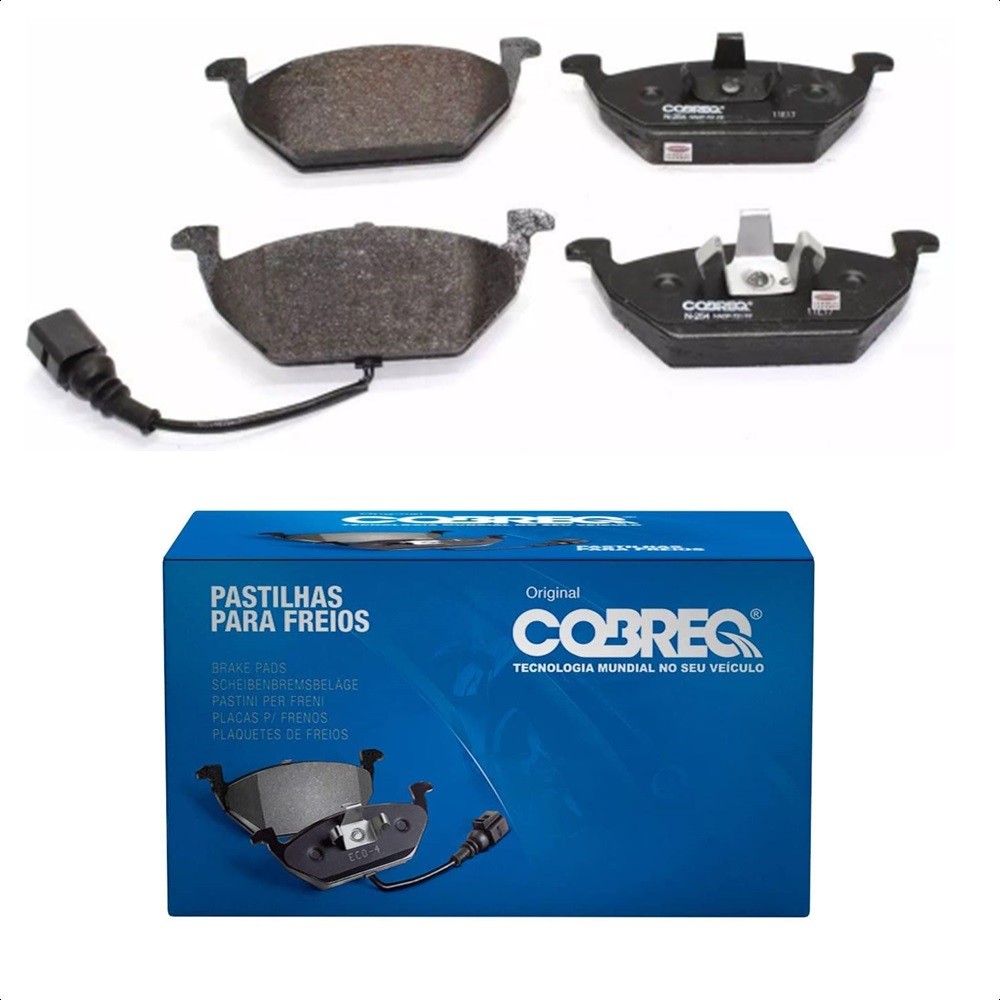 Pastilha Freio Vw Golf/Bora/New Beetle 1998 Em Diante Fox 2002 Em Diante Gol G6 2013 Em Diante Dianteira Com Alarme em Oferta na Shopee