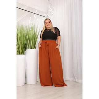 Calça Feminina Plusize Cores de Inverno Ate Tamanho 60 em Oferta na Shopee