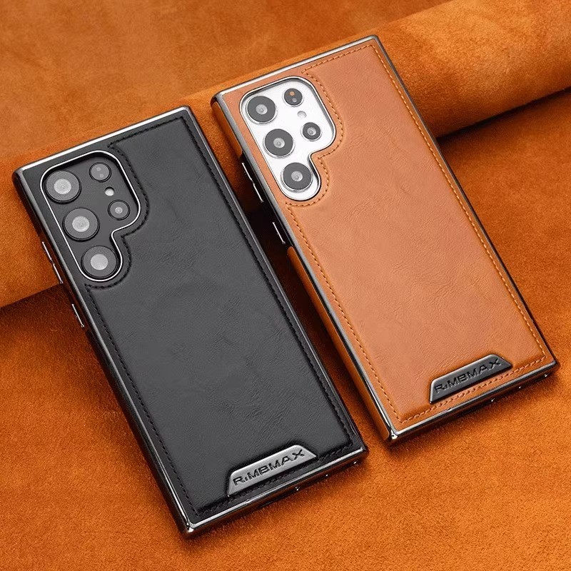 Luxo Couro Do Plutônio Magnético Caso De Telefone Para Samsung Galaxy S25 S24 S23 Ultra Plus Embalagem À Prova De Choque em Oferta na Shopee