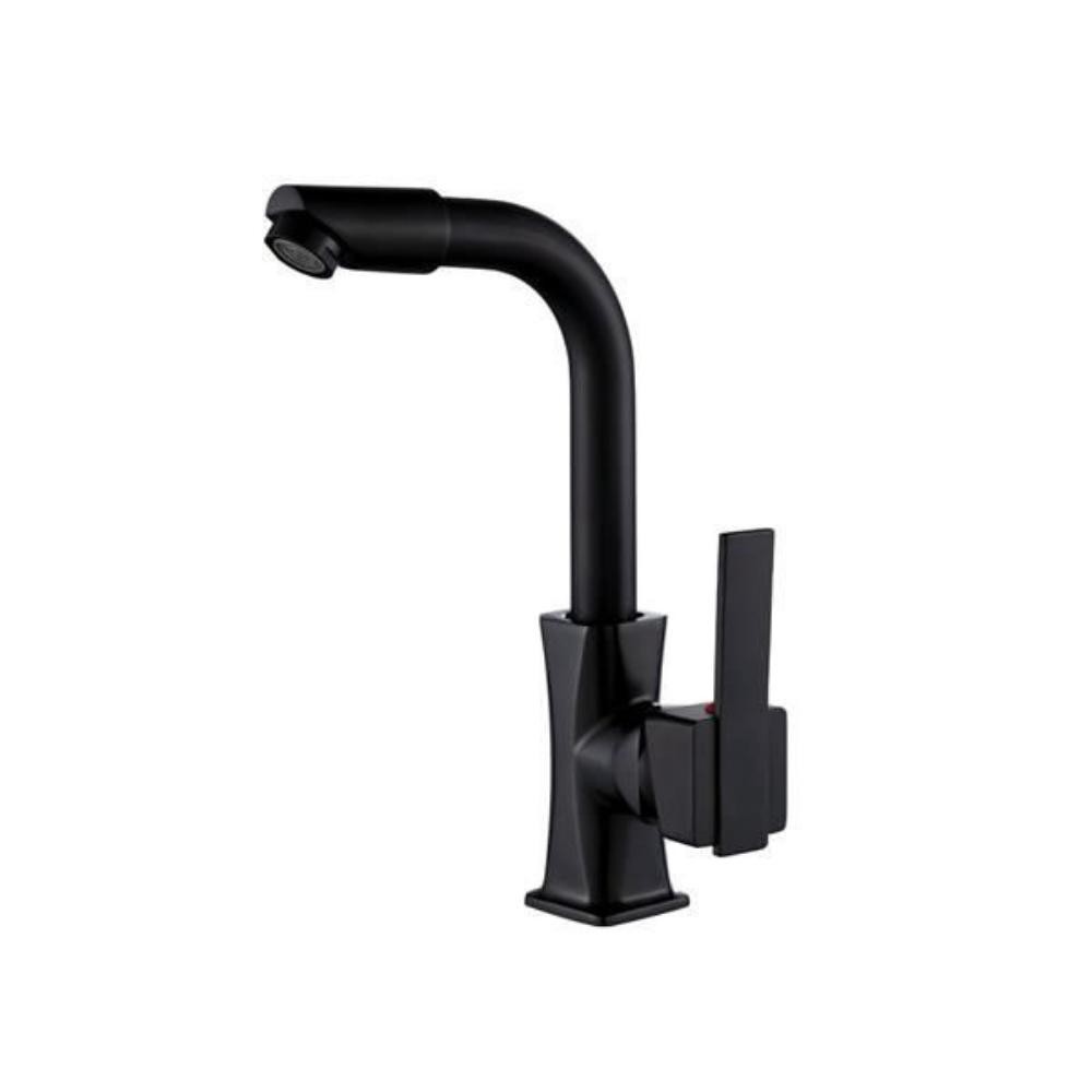 Torneira Luxo com Misturador Monocomando Preta de Bancada Belcca TLM01P-BL - Home & Living