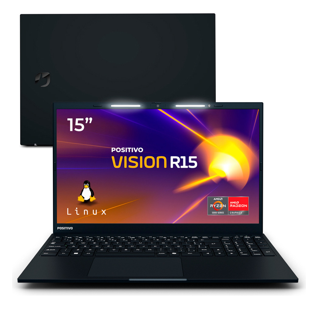 Notebook Positivo Vision R15 AMD Ryzen 5500U 8gb 256gb Ssd Linux 15,6" - Computers & Accessories