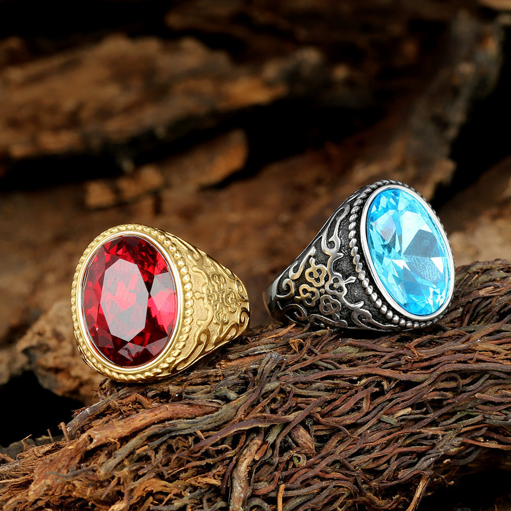 Anel de Rubi Azul - Comprar com Melhor Preço em Anéis