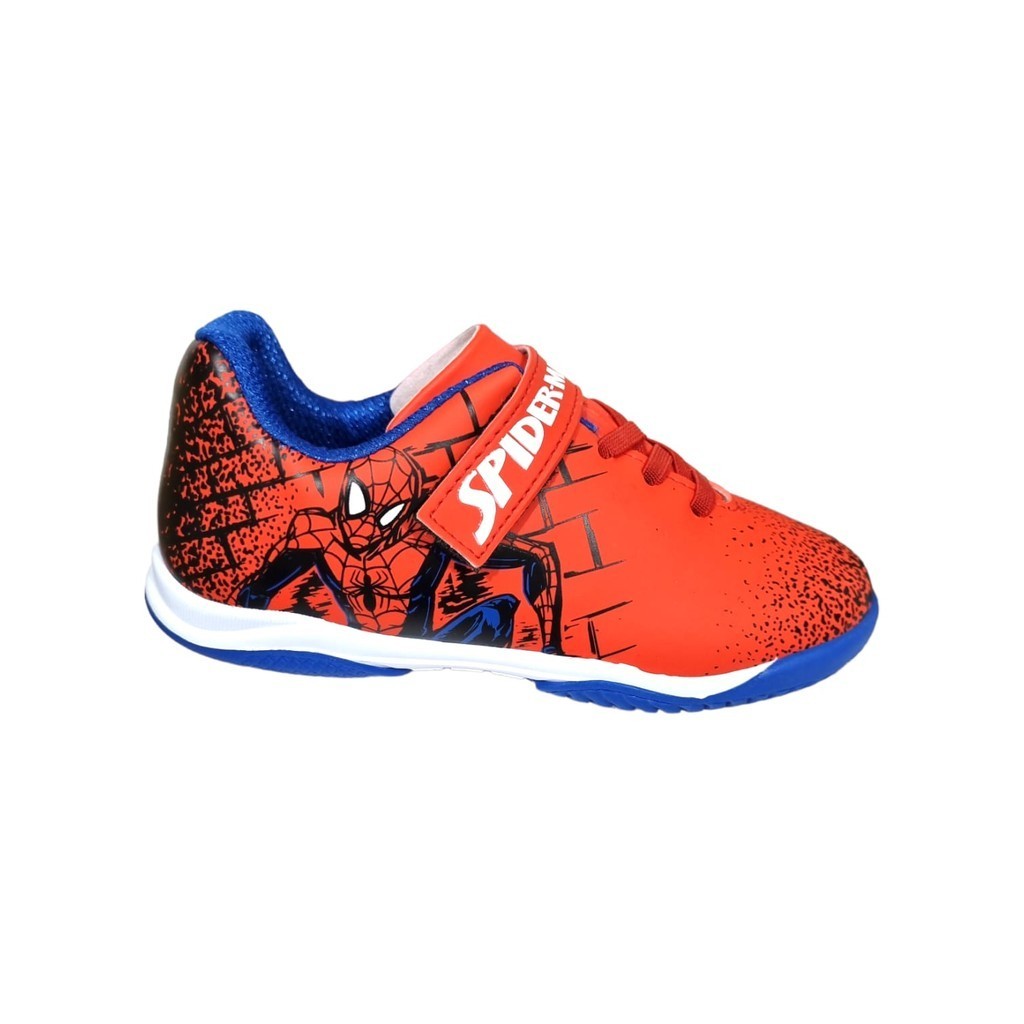 Chuteira Salão Infantil Marvel Homem Aranha Com Velcro