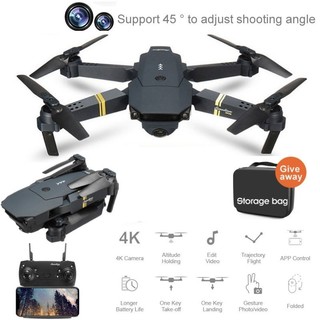 Drone E58 Pro com Estabilidade Modo Sem Cabeça e Controle Wi-Fi Acessórios Inclusos Fácil de Pilotar