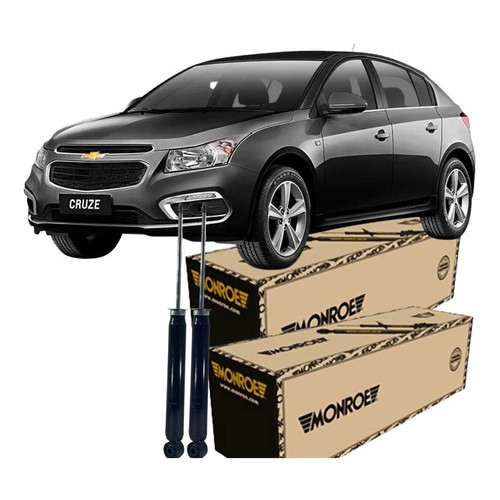 Par Amortecedor Traseiro Monroe Gm Cruze Pressurizado em Oferta na Shopee