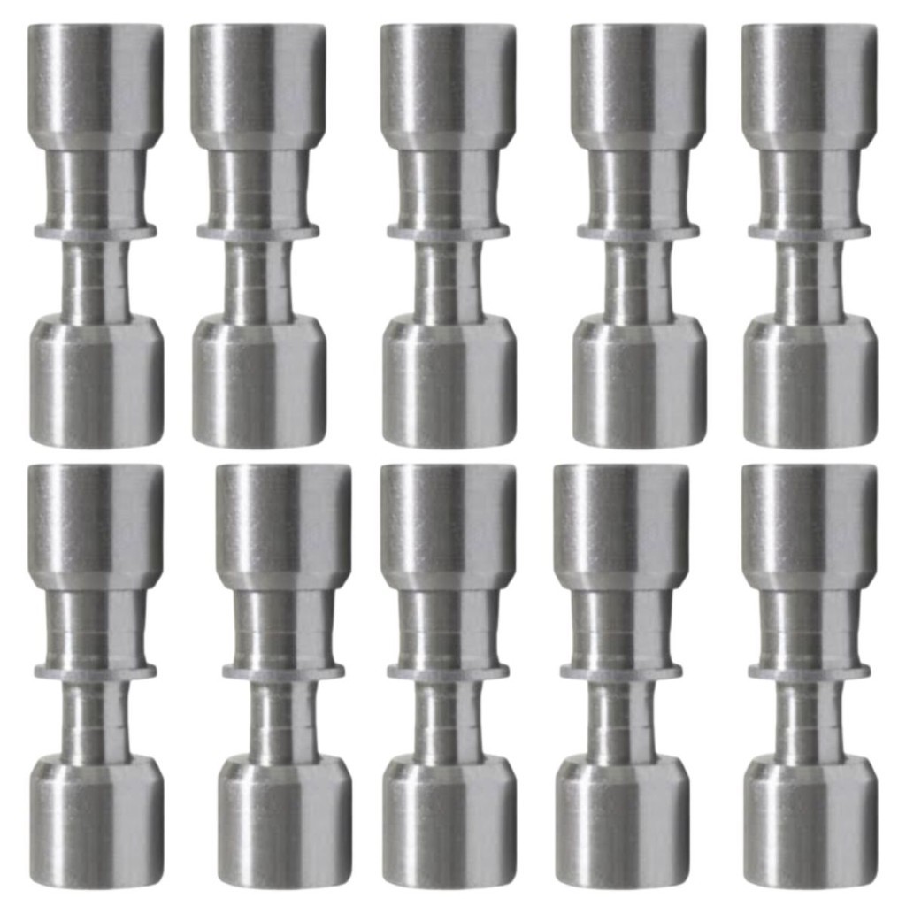 Junta Conexão Uniao Lokring 1/4 X 1/4 Aluminio Kit Com 10Pç