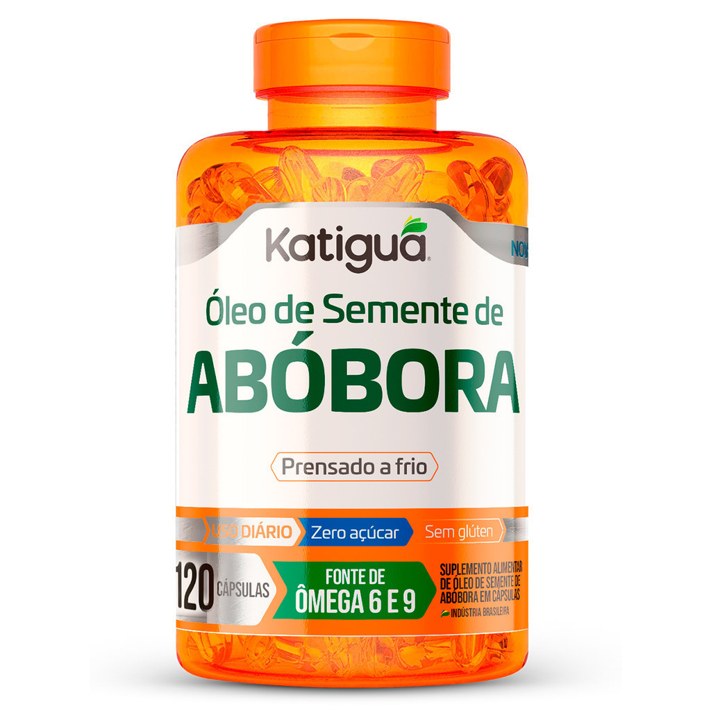 Óleo de semente de abóbora 120 caps - Katiguá em Oferta na Shopee