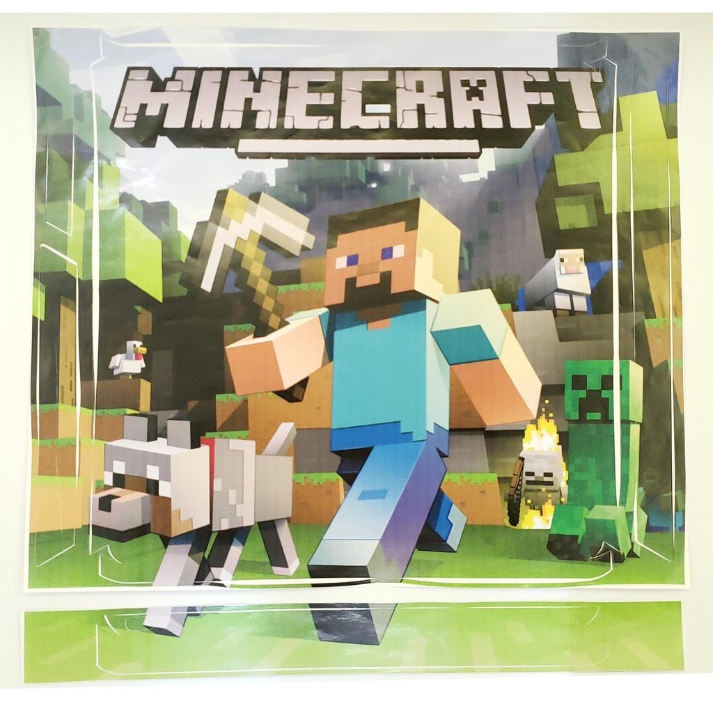 Adesivo Skin Para PS4 Slim Minecraft Modelo 1 Playstation