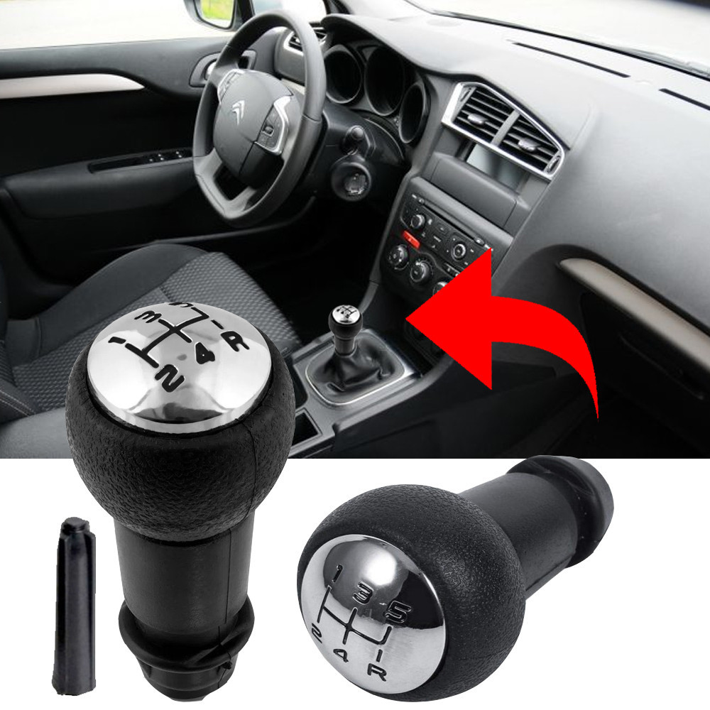 Manopla Bola Cambio Cromado Manual Citroen C4 C3 C4 Pallas
