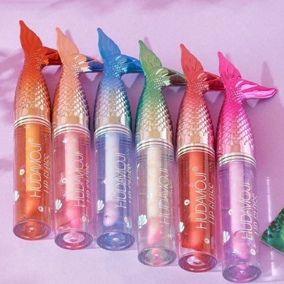 TÁLINDA - Lip Gloss Cauda De Sereia Com Cheirinho Muda De Cor Nos Lábios  L-607C em Oferta na Shopee