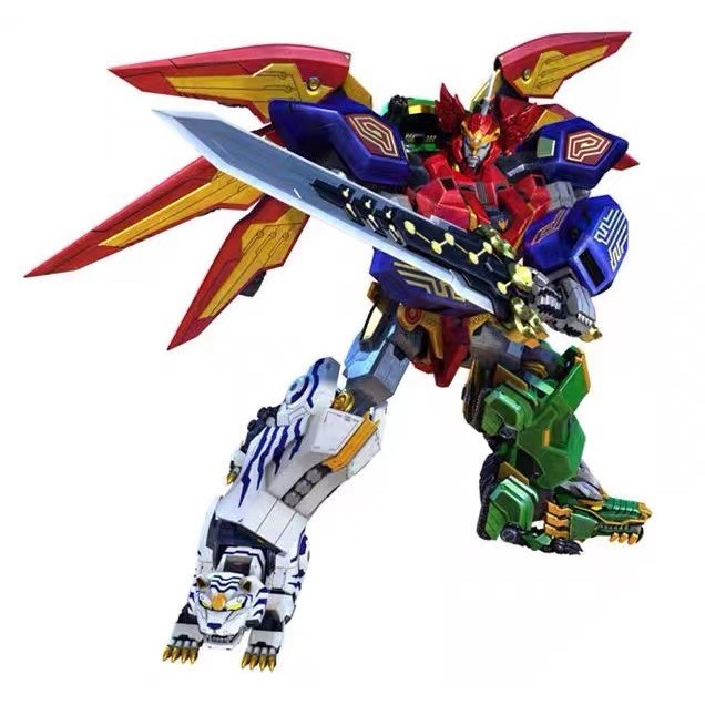 Figura 5 Em 1 Ação Dinozord Kids Gifts Toy Assembly Transformação Robô Power Ranger