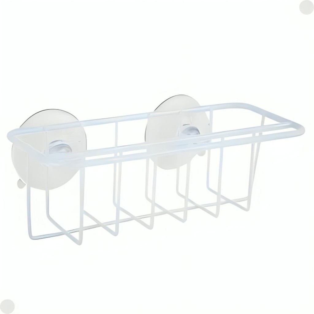 Suporte de Pia para Esponja C/ Ventosa Branco 30070056 - Mor em Oferta na Shopee