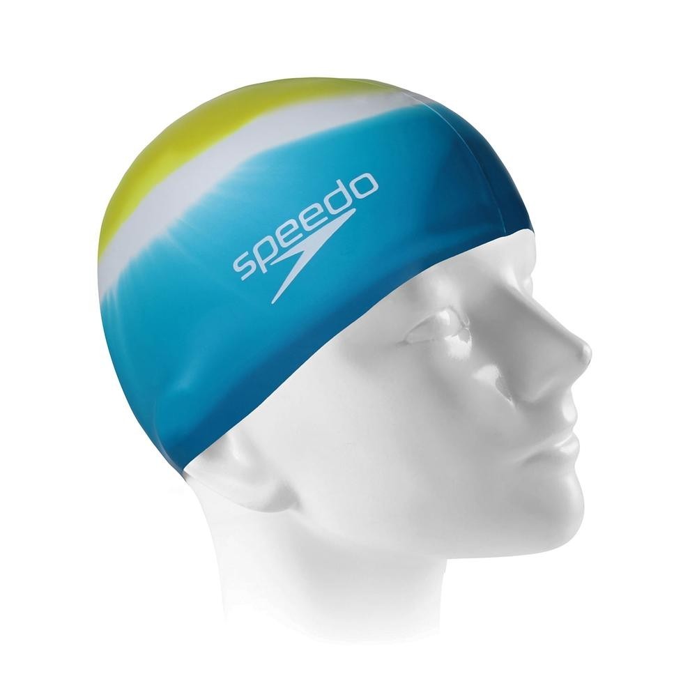 Touca de natação de silicone macio  estampa Tie Dye  Speedo -  BLUE STAR em Oferta na Shopee