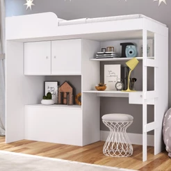 Cama Infantil Multifuncional com Baú Lion CM9090 Montana