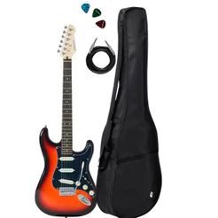 Guitarra Strinberg Rw50 Sb Sunburst+ Acessórios+ Afinador