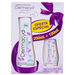 Kit Sabonete Liquido Dermacyd Delicata 200ml + 100ml Oferta Especial