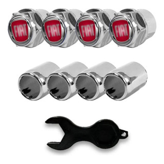 Tampa Bico Esportivo Válvula Pneu Cromado Fiat Uno Palio Strada Siena em Oferta na Shopee