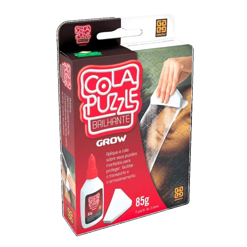Cola Puzzle Quebra-Cabeça Brilhante Grow - 01989 em Oferta na Shopee