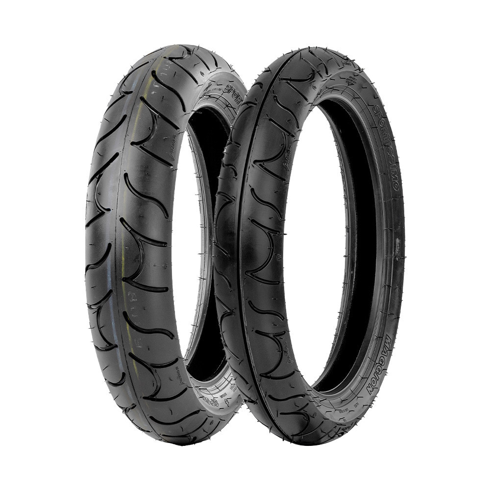 Jogo 2 Pneus Moto Maggion Sportissimo 110/70-17 54H + 140/70-17 66H TL em Oferta na Shopee