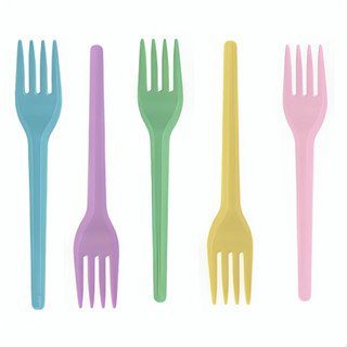 Garfo Cores Candy De Sobremesa 50 Unidades Descartáveis Para Festa Bolo Aniversário em Oferta na Shopee