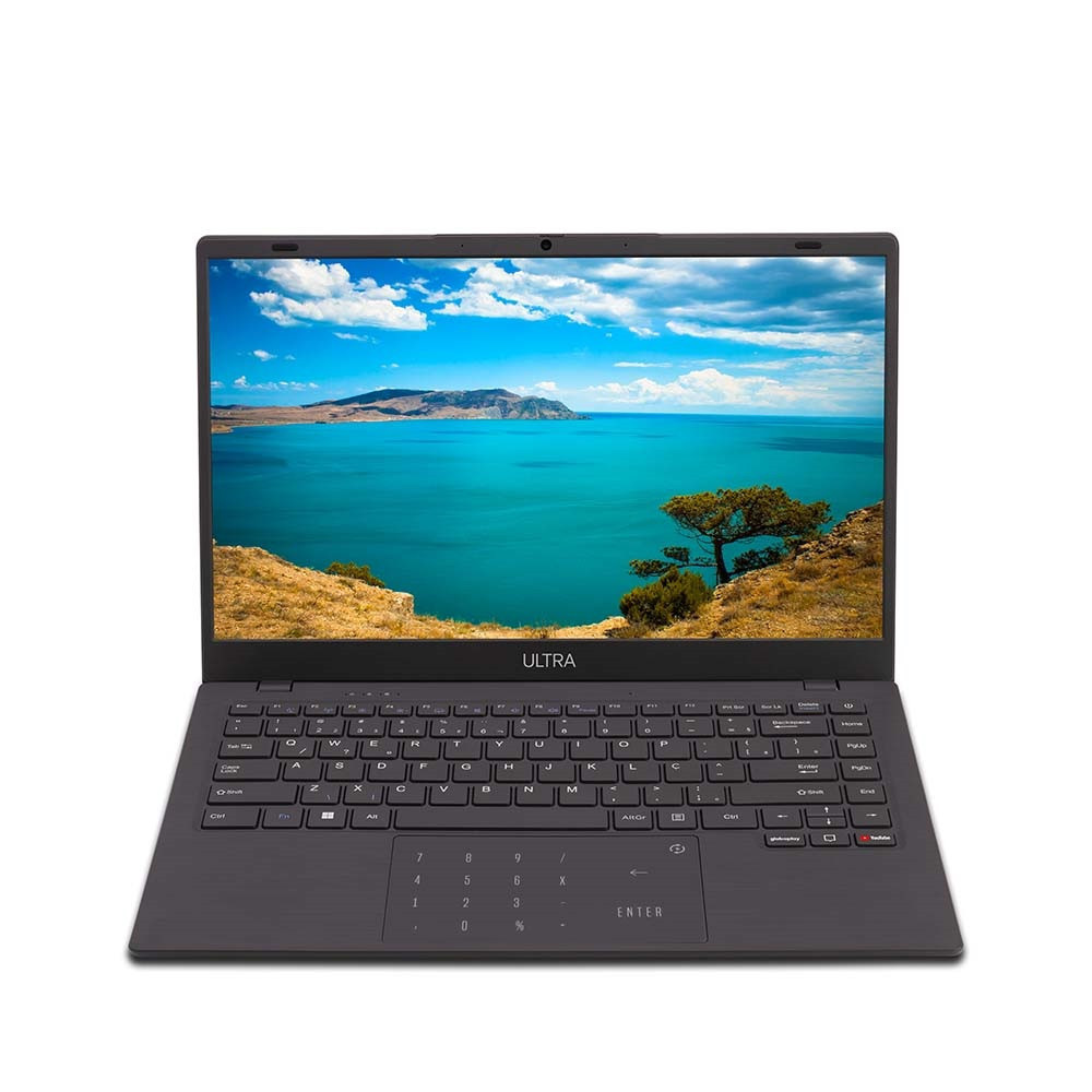 Notebook Ultra Windows 11 Home Tela 14 Pol HD Intel Core i3 4GB RAM 120GB SSD Cinza Escovado - UB480