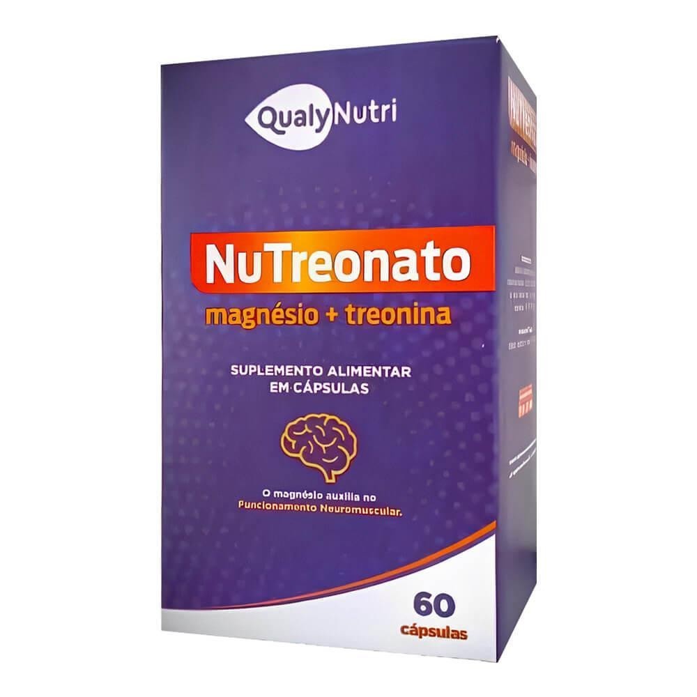 MAGNÉSIO TREONATO 500MG COM 60 CÁPSULAS - Health