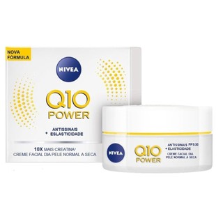 NIVEA Q10 POWER FPS30 CREME ANTISSINAIS + ESLASTICIDADE DIURNO COM 50G em Oferta na Shopee