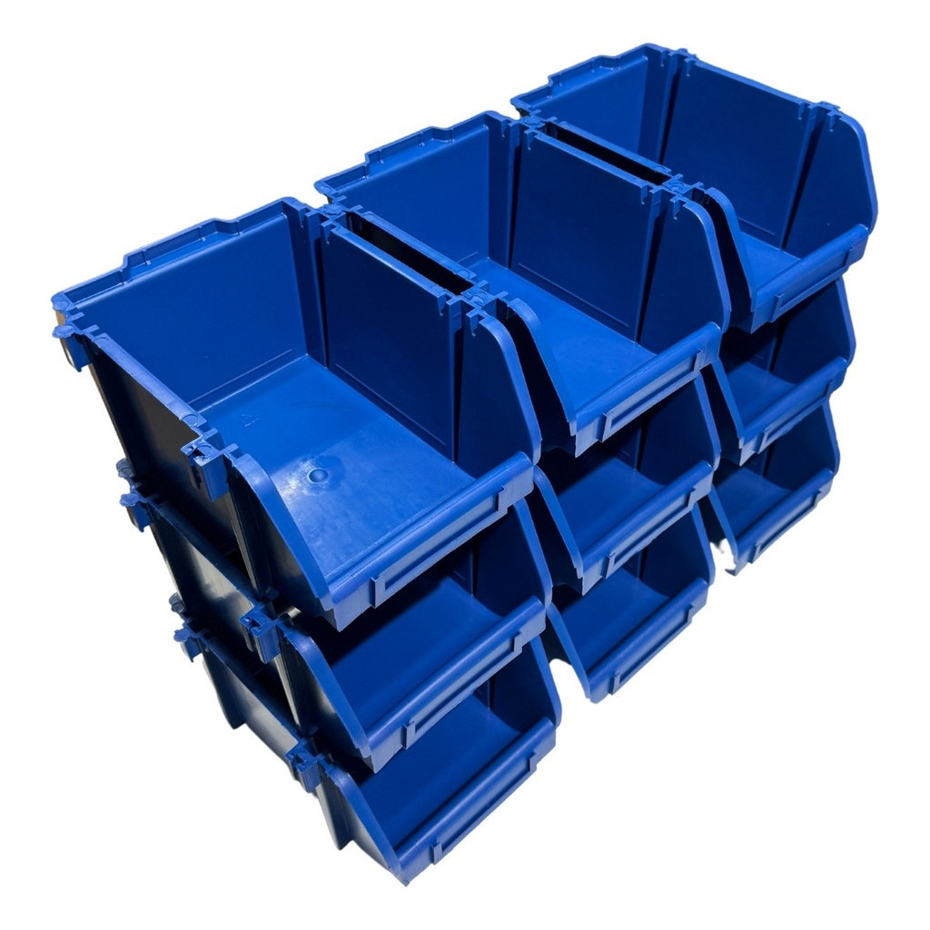 Kit 10 Caixa N5 Gaveta Bin Organizadora Multiuso Empilhável em Oferta na Shopee