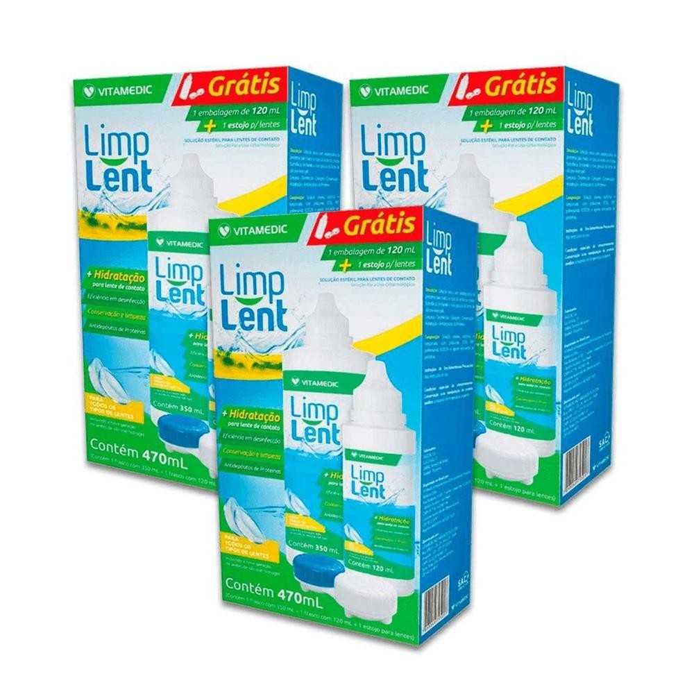 Kit 3 Und Limp Lent Solução 470ml em Oferta na Shopee