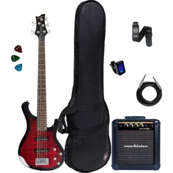 Contrabaixo Strinberg Ativo 5 Cordas Sab500 + Kit